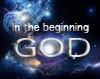 Image of outer space - In the beginning GOD