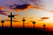 image of 5 crosses